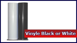 Black or  White Vinyl