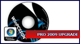 Upgrade your WinPCSIGN  Plus or  Pro  to WinPCSIGN PRO 2009 (CD + Key)