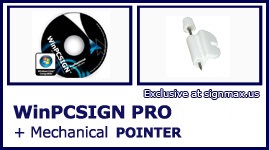 WinPCSIGN PRO 2010 + Mechanical Pointer Contour Cut