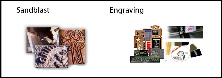 Create sandblast & engraving projects