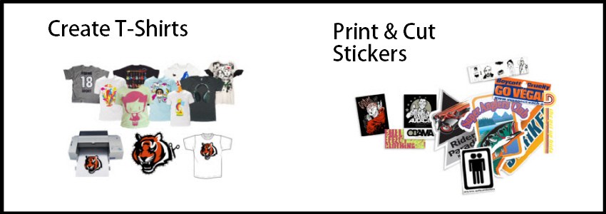 Create t-shirt & stickers