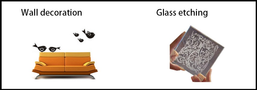 Create wall decoration & glass etching projects