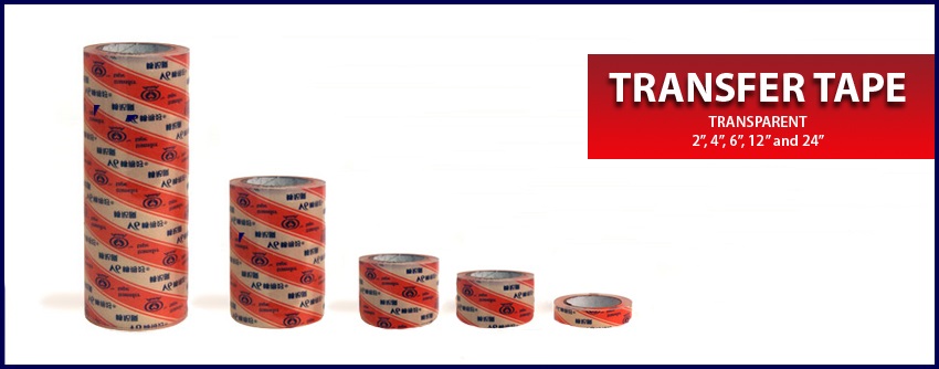 Transparent application tape 2"