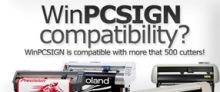 WinPCSIGN is compatible with more than 500 cutters