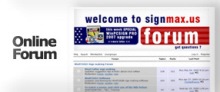 Online Forum specialized in sign making