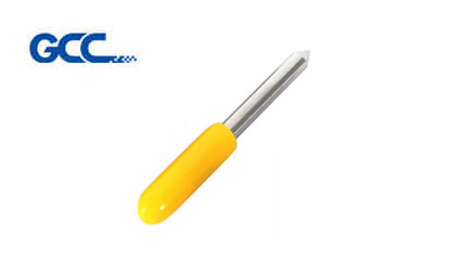 GCC - Couteaux 25 deg cap jaune pour vitre tinte