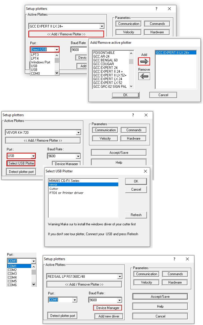 cdc rs 232 emulation demo driver windows 7 us cutter