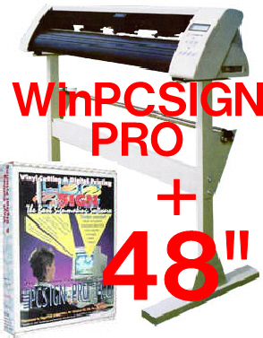 48"Complete Sign Business Vinyl Cutter ENGRAVING Pounce